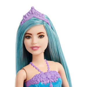 Barbie Dreamtopia Papusa Printesa cu Par Albastru