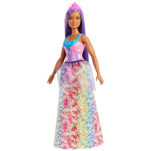 Barbie Dreamtopia Papusa Printesa cu Par Mov