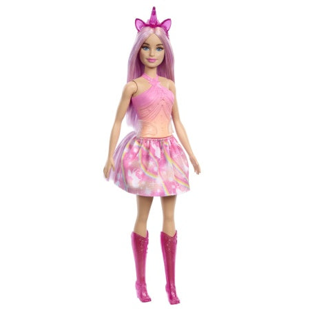 Barbie Papusa cu Accesorii Magice de Unicorn 33cm