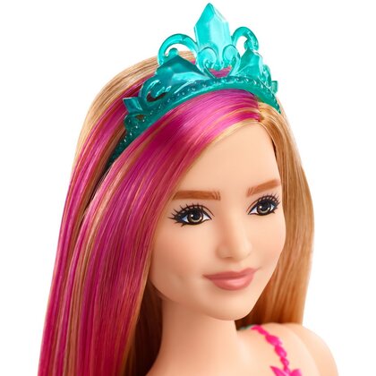 Barbie Papusa Printesa Dreamtopia cu Coronita Albastra 33cm