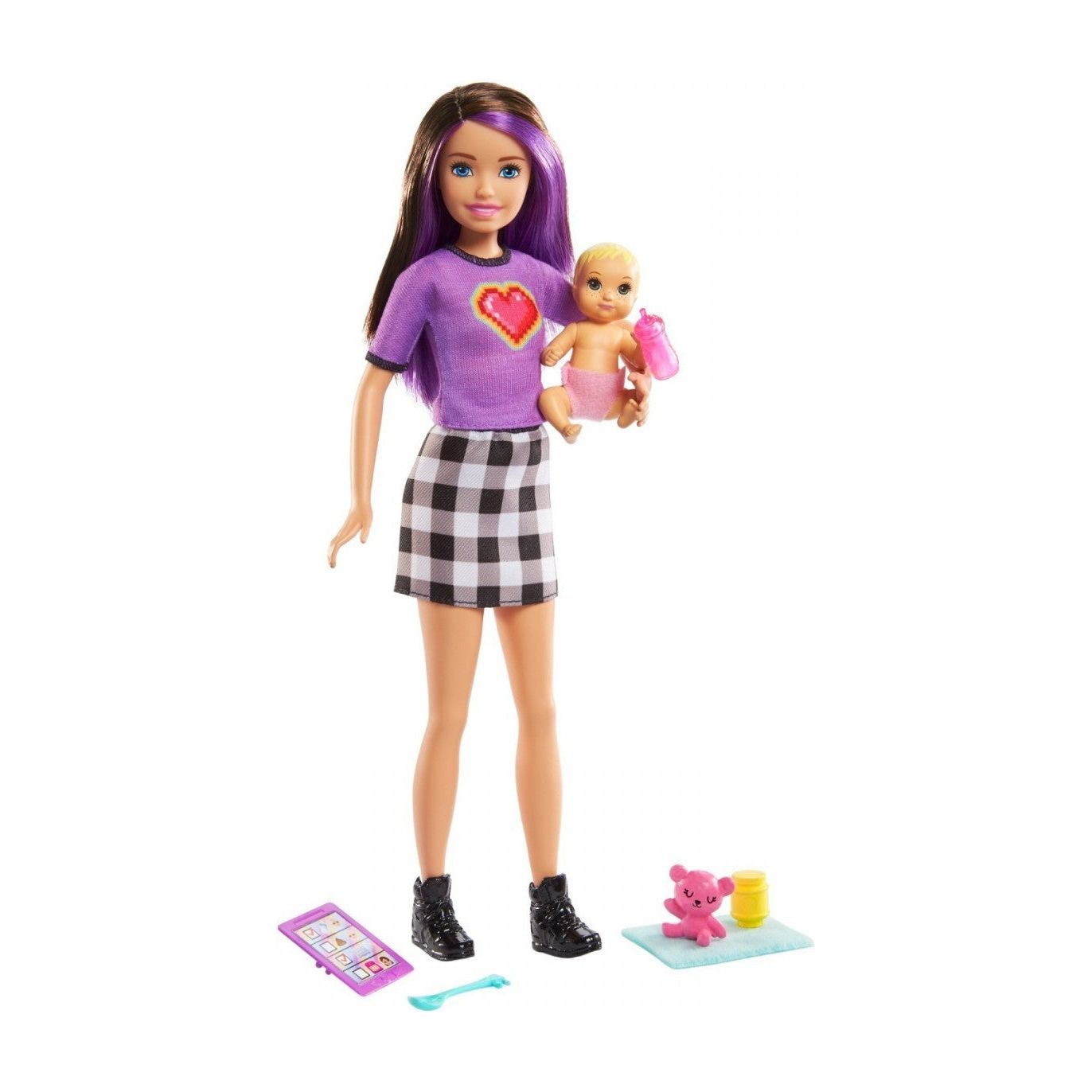 Barbie Papusa Skipper First Jobs Babysitter Papusa Satena 33cm