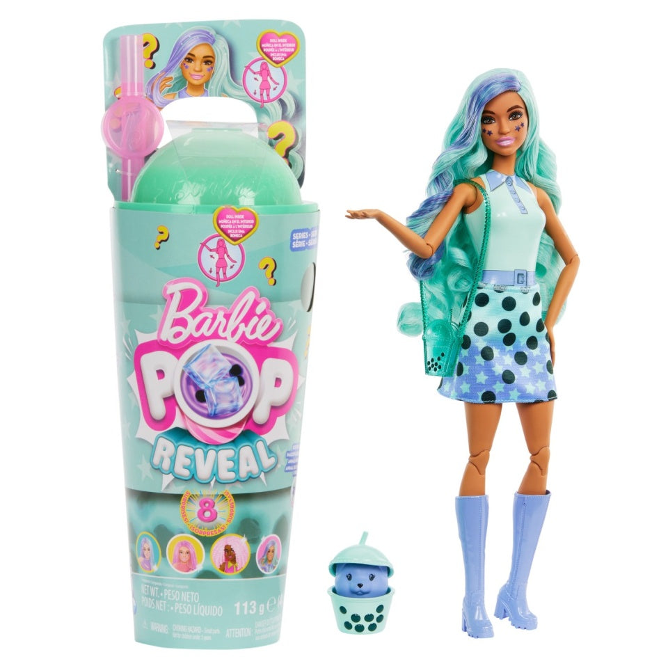 Barbie Pop Reveal Bubble Tea Papusa Barbie Green Tea