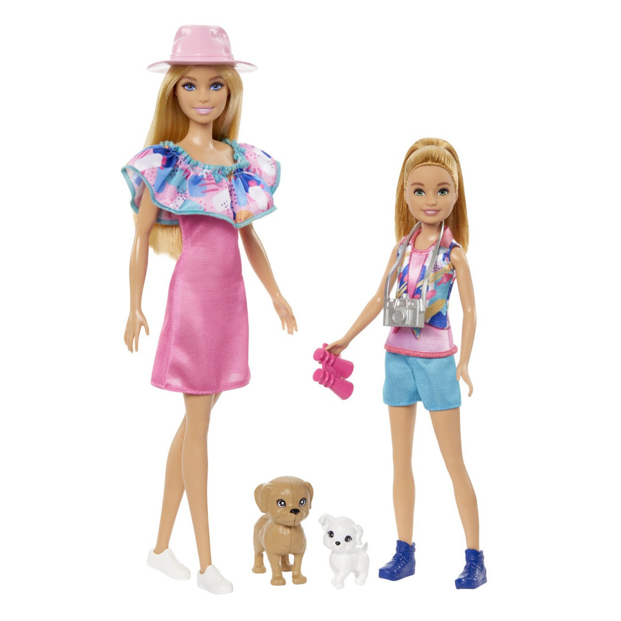 Barbie si Stacie Set Barbie si Stacie Iubitoare de Catei 33cm