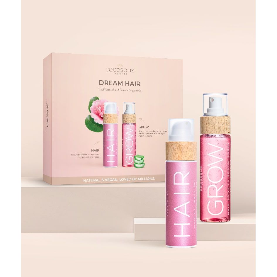 Cocosolis Dream Hair Set - Grow Hair Serum 110ml si Hair Oil Mask 3in1 110ml