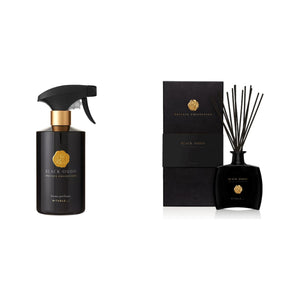 Set Rituals Private Collection Black Oudh - Spray de Interior 500ml si Betisoare Parfumate 450ml