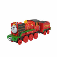 Încarcă imaginea în Galerie, Fisher Price Thomas Locomotiva cu Vagon Push Along Yong Bao
