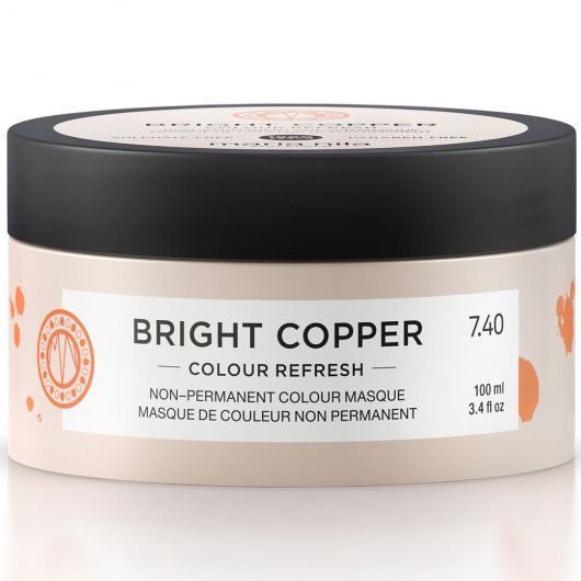 Maria Nila Colour Refresh Bright Copper 7.40 100ml - Masca de Par Nuantatoare