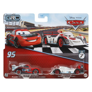 Cars 3 Set 2 Masinute Metalice Fulger Mcqueen si Shu Todoroki