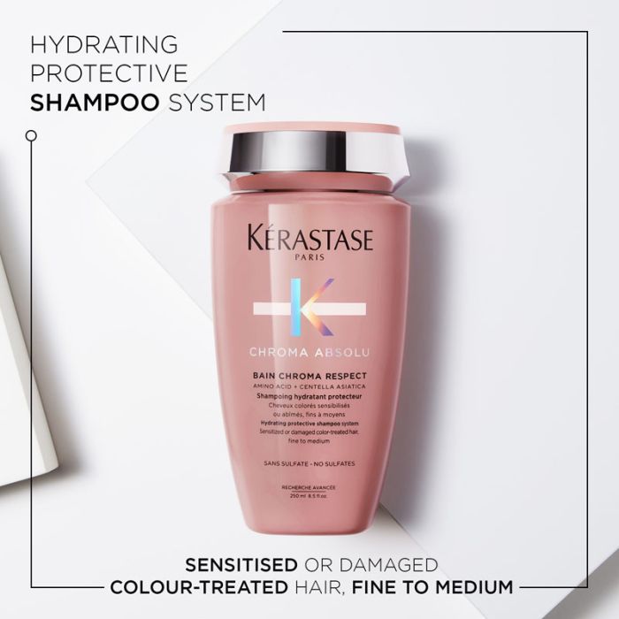 Set Kerastase Chroma Absolu 2 x Bain Chroma Respect - Sampon 250ml - Beauty Lounge