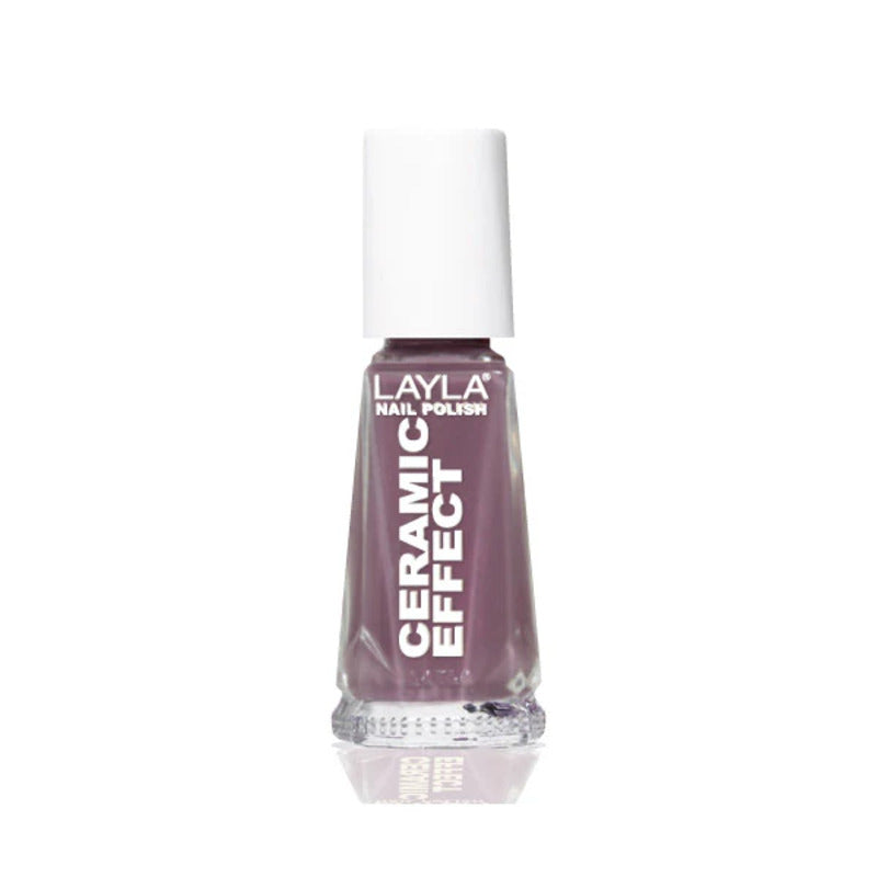Layla Cosmetics Nail Polish Ceramic Effect N.11 Romantic Lavender - Lac de Unghii Clasic
