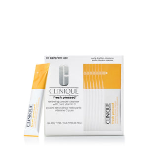 Clinique Fresh Pressed Renewing Powder Cleanser With Vitamin C 14g - Pudra de curatare