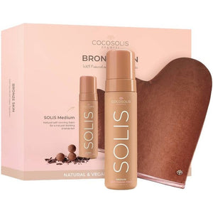 Cocosolis Bronze Skin Set - Solis Medium Spuma 200ml si Manusa