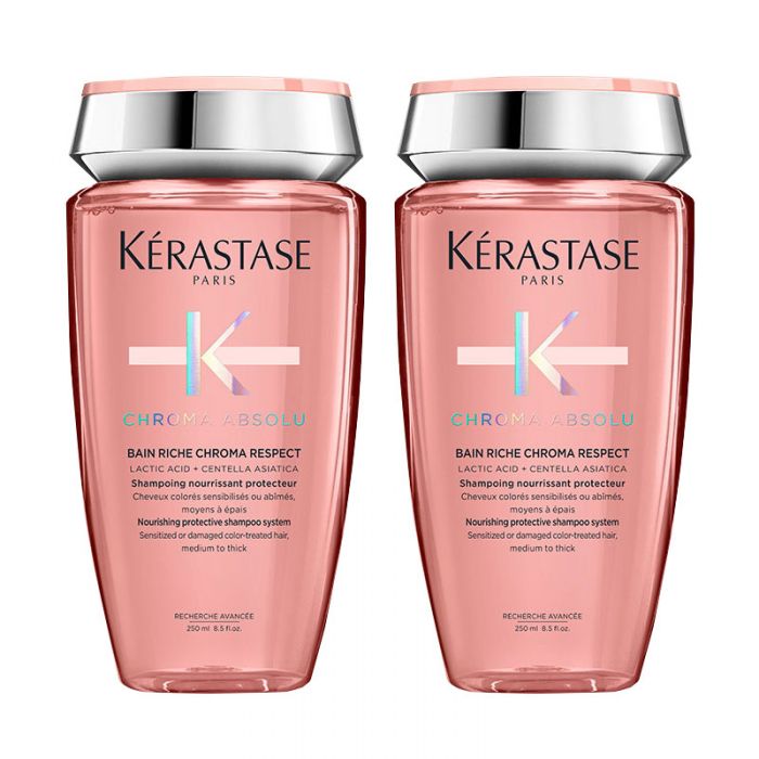 Set Kerastase Chroma Absolu 2 x Bain Riche Chroma Respect - Sampon 250ml