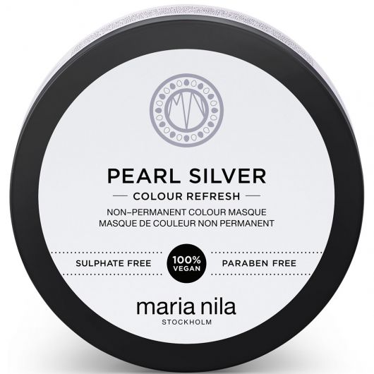 Maria Nila Colour Refresh Pearl Silver 0.20 100ml - Masca de Par Nuantatoare