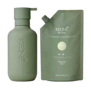 Keune Kit So Pure Clarify - Dispenser + Balsam Purifiant si Detoxifiant 400ml