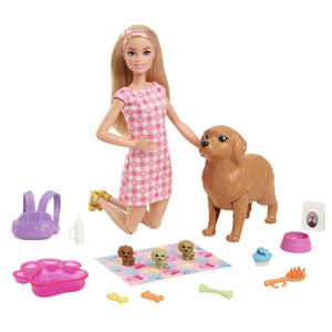 Barbie Set Papusa si Catelusii