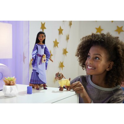 Disney Wish Set Papusa Asha cu Accesorii 33cm
