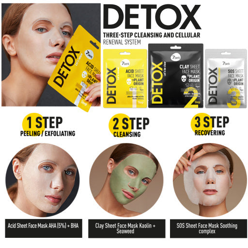7DAYS Set Cadou Detox Professional Complex Care 3 Produse