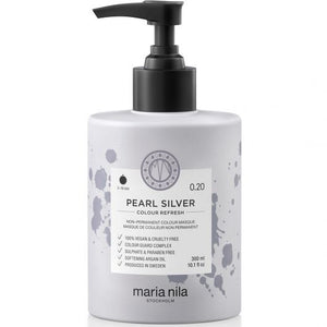 Maria Nila Colour Refresh Pearl Silver 0.20 - Masca de Par Nuantatoare 300ml