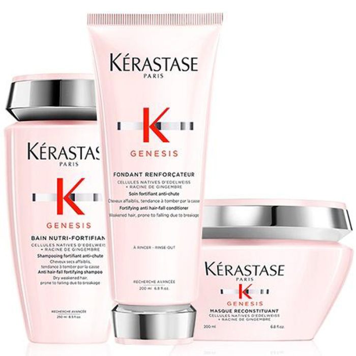 Set Kerastase Genesis - Sampon Bain Nutri-Fortifiant 250ml Balsam 200ml si Masca 200ml