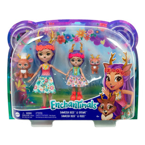 Enchantimals Set Papusi Surori si Animalutele Lor Deer