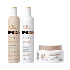 Set MilkShake Integrity Nourishing - Sampon 300ml Balsam 300ml si Tratament 200ml