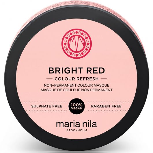 Maria Nila Colour Refresh Bright Red 0.66 - Masca de Par Nuantatoare 100ml - Beauty Lounge