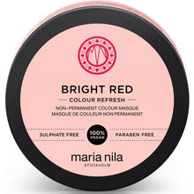 Încarcă imaginea în Galerie, Maria Nila Colour Refresh Bright Red 0.66 - Masca de Par Nuantatoare 100ml
