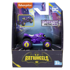 Fisher Price Batwheels Masinuta Metalica Bibi Motocicleta Lui Batgirl