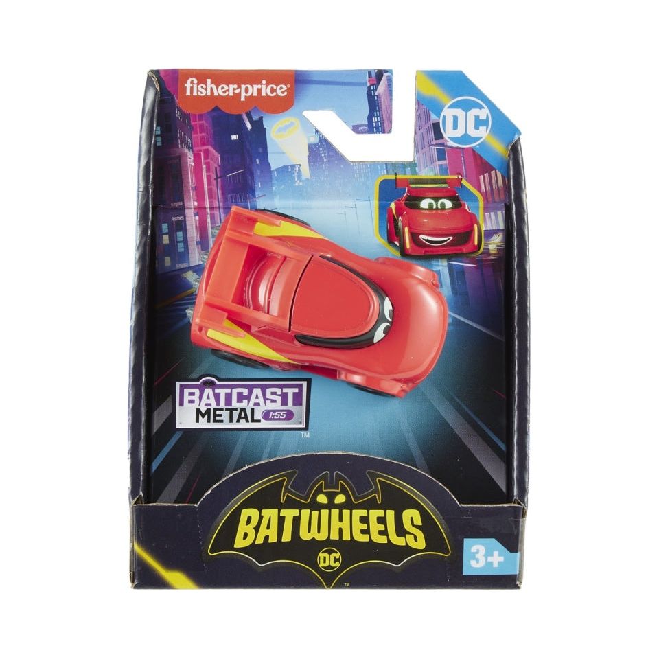 Fisher Price Batwheels Masinuta Metalica Masina de Curse Redbird