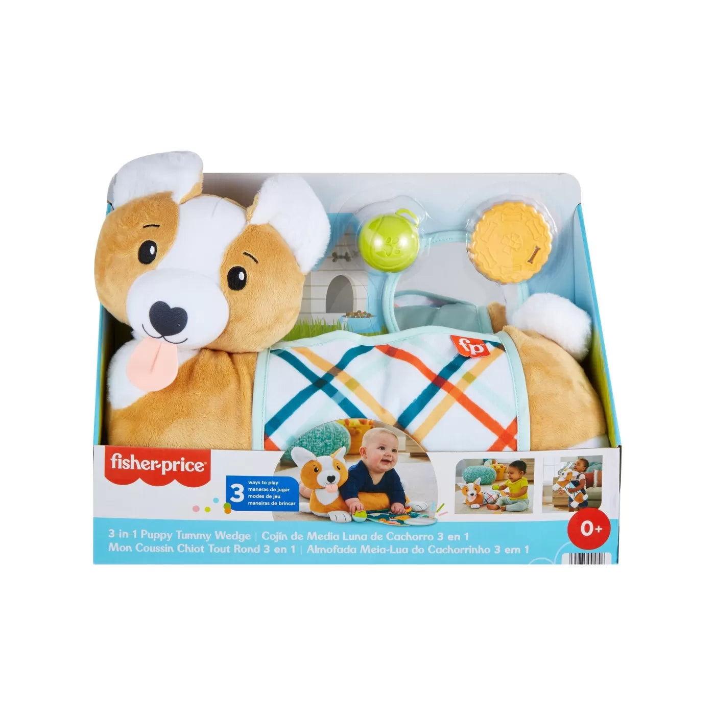Fisher Price Catelus 3 in 1 Tummy Wedge 38cm