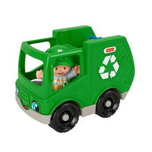 Încarcă imaginea în Galerie, Fisher Price Little People Vehicul Camion Reciclare 10cm
