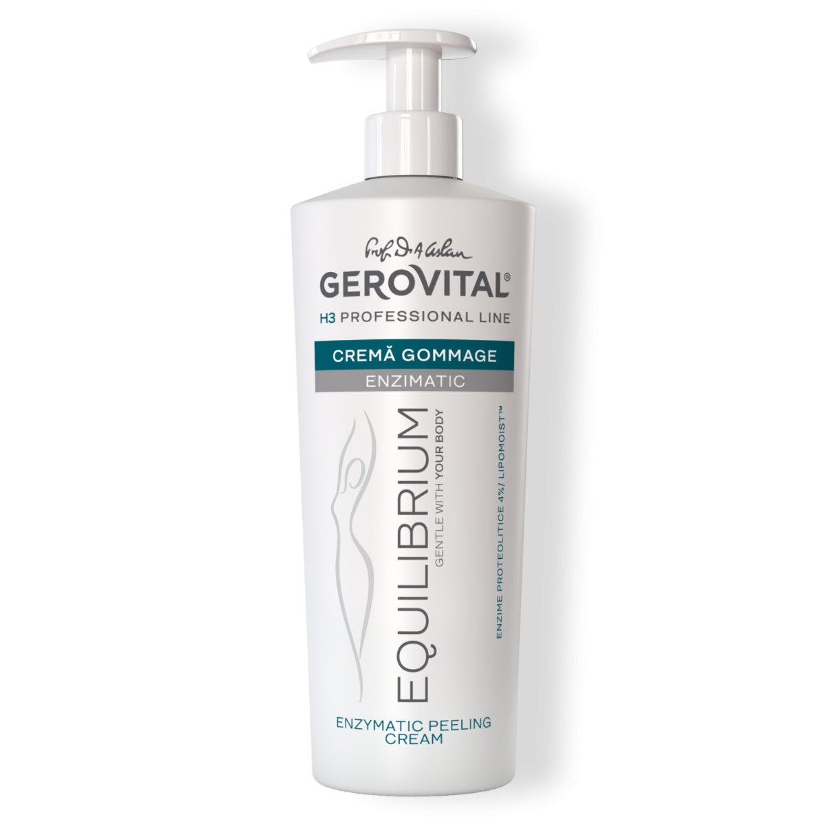 Gerovital H3 Equilibrium 500ml - Crema Gommge Enzimatic