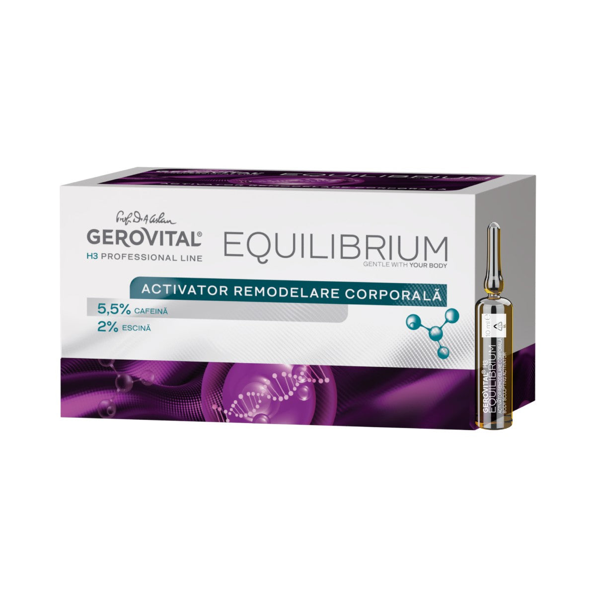 Gerovital H3 Equilibrium 20X2ml - Activator Remodelare Corporala