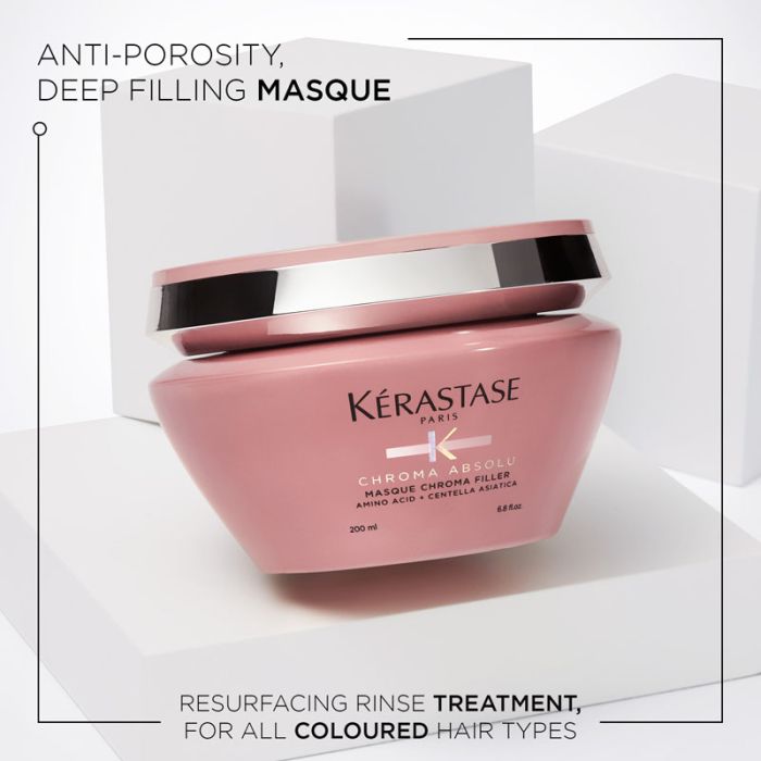 Set Kerastase Chroma Absolu 2 x Masque Chroma Filler - Masca 200ml - Beauty Lounge