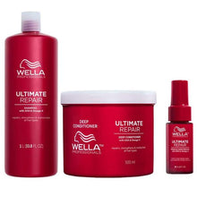 Încarcă imaginea în Galerie, Set Wella Professionals Care Ultimate Repair - Sampon 1000ml Balsam 500ml si Ser 30ml
