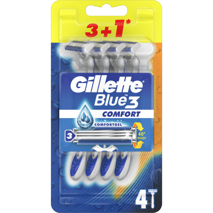 Gillette Blue3 Comfort - Aparat de Ras 4 buc