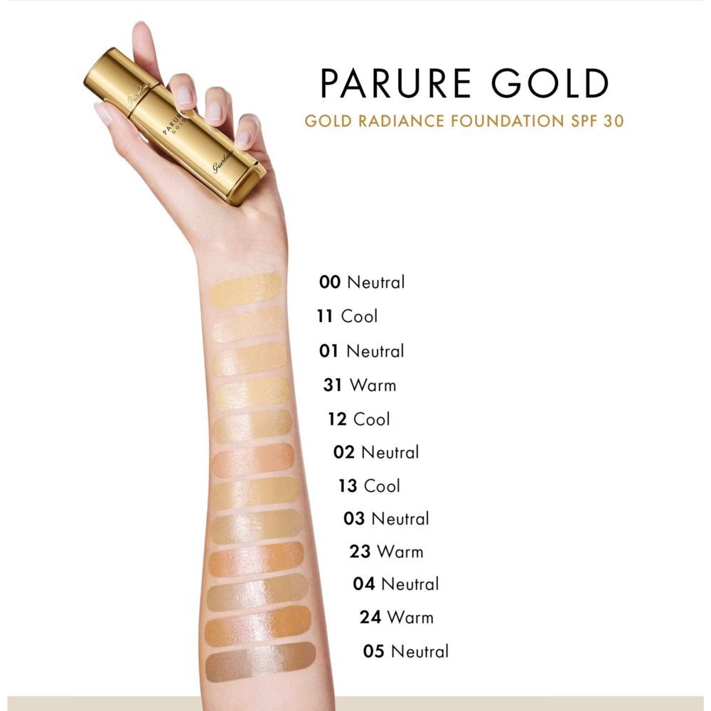 Guerlain Parure Gold Fluid Fluid Foundation 00 Beige 30ml - Fond de Ten