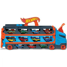 Încarcă imaginea în Galerie, Hot Wheels 2 in 1 Mega Transportator Masini Pista
