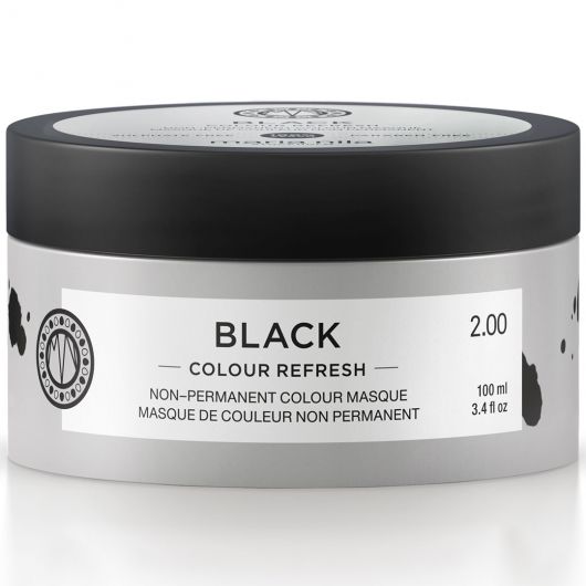 Maria Nila Colour Refresh Black 2.00 100ml - Masca de Par Nuantatoare
