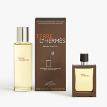 Încarcă imaginea în Galerie, Hermes Terre D&#39;Hermes Set Eau de Toilette 30ml si 125ml Refill - Set Pentru Barbati
