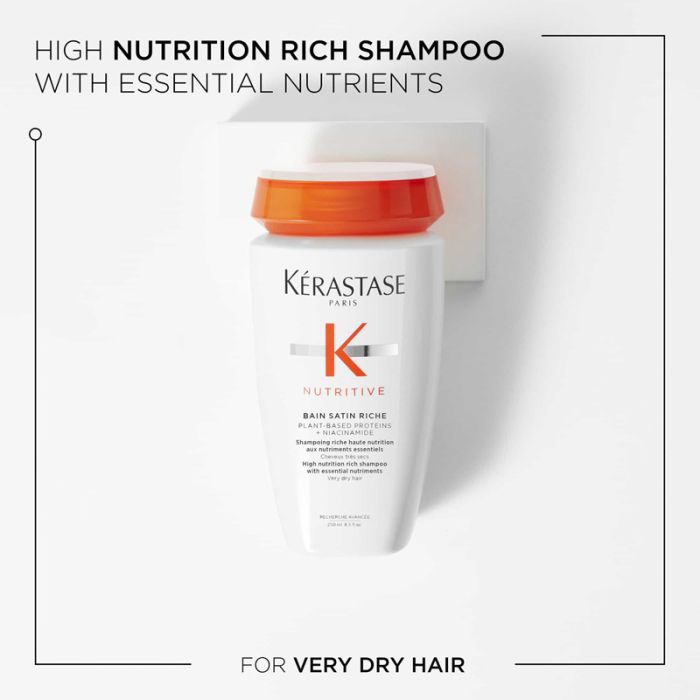 Set Kerastase Nutritive 2 x Bain Satin - Sampon Hidratant 250ml - Beauty Lounge