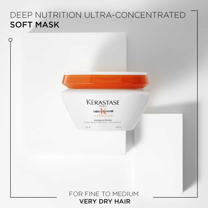 Set Kerastase Nutritive 2 x Masquintese - Masca Intens Hranitoare Par Uscat 200ml - Beauty Lounge