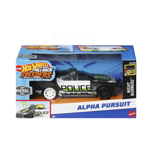 Hot Wheels Masinuta Metalica cu Sistem Pull Back Police Alpha Pursuit