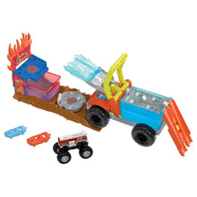 Încarcă imaginea în Galerie, Hot Wheels Monster Truck Arena Smashers Color Shifters Salvarea Lui 5Alarm
