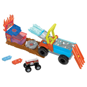 Hot Wheels Monster Truck Arena Smashers Color Shifters Salvarea Lui 5Alarm