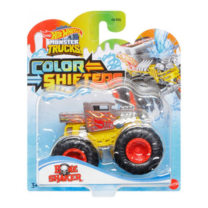 Hot Wheels Monster Truck Camion Bone Shaker cu culori Schimbatoare