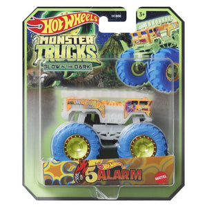 Hot Wheels Monster Truck Glow in The Dark Masinuta 5 Alarm