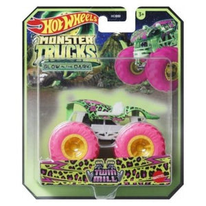 Hot Wheels Monster Truck Glow in The Dark Masinuta Twin Mill