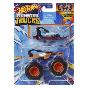 Hot Wheels Monster Truck si Masinuta Metalica Scorpedo